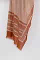 Brown and white patterned sarong