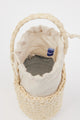 Straw wine bag with handle