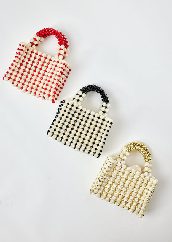 3 Beaded bags