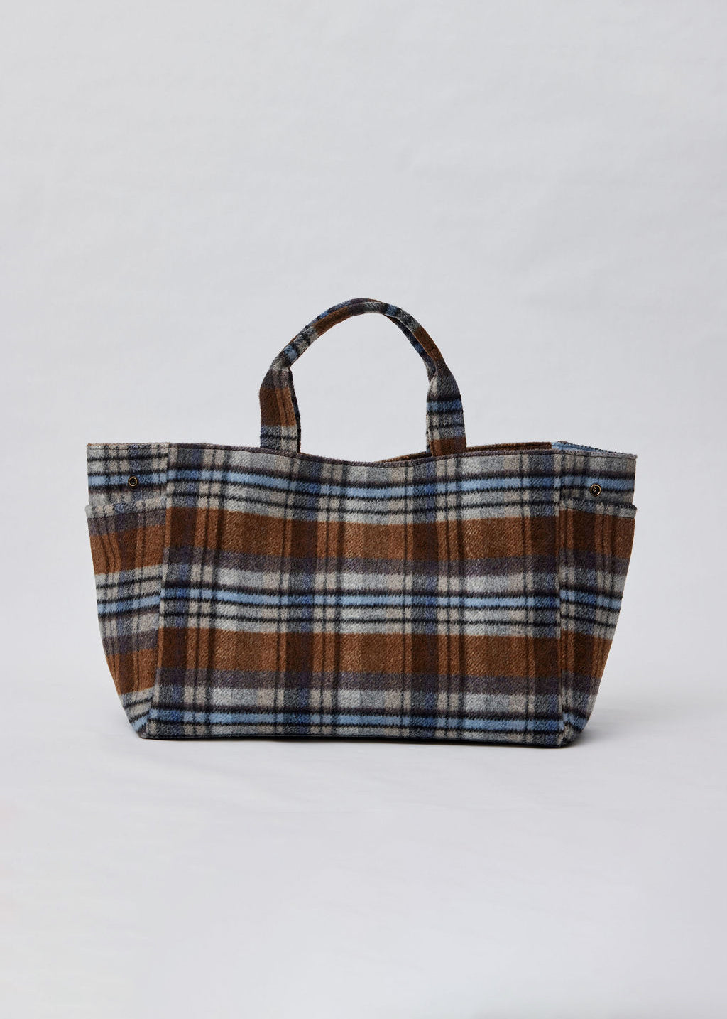 Plaid Airplane Tote