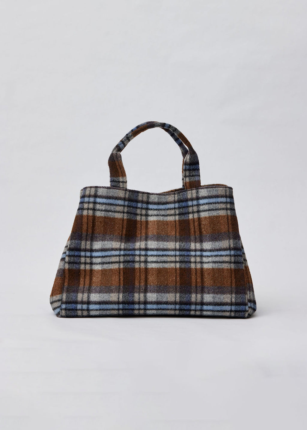 Plaid Airplane Tote