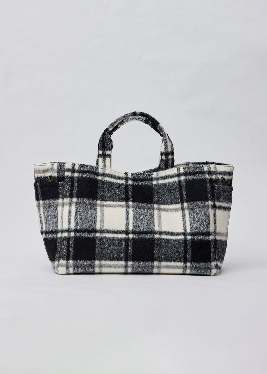 Plaid Airplane Tote