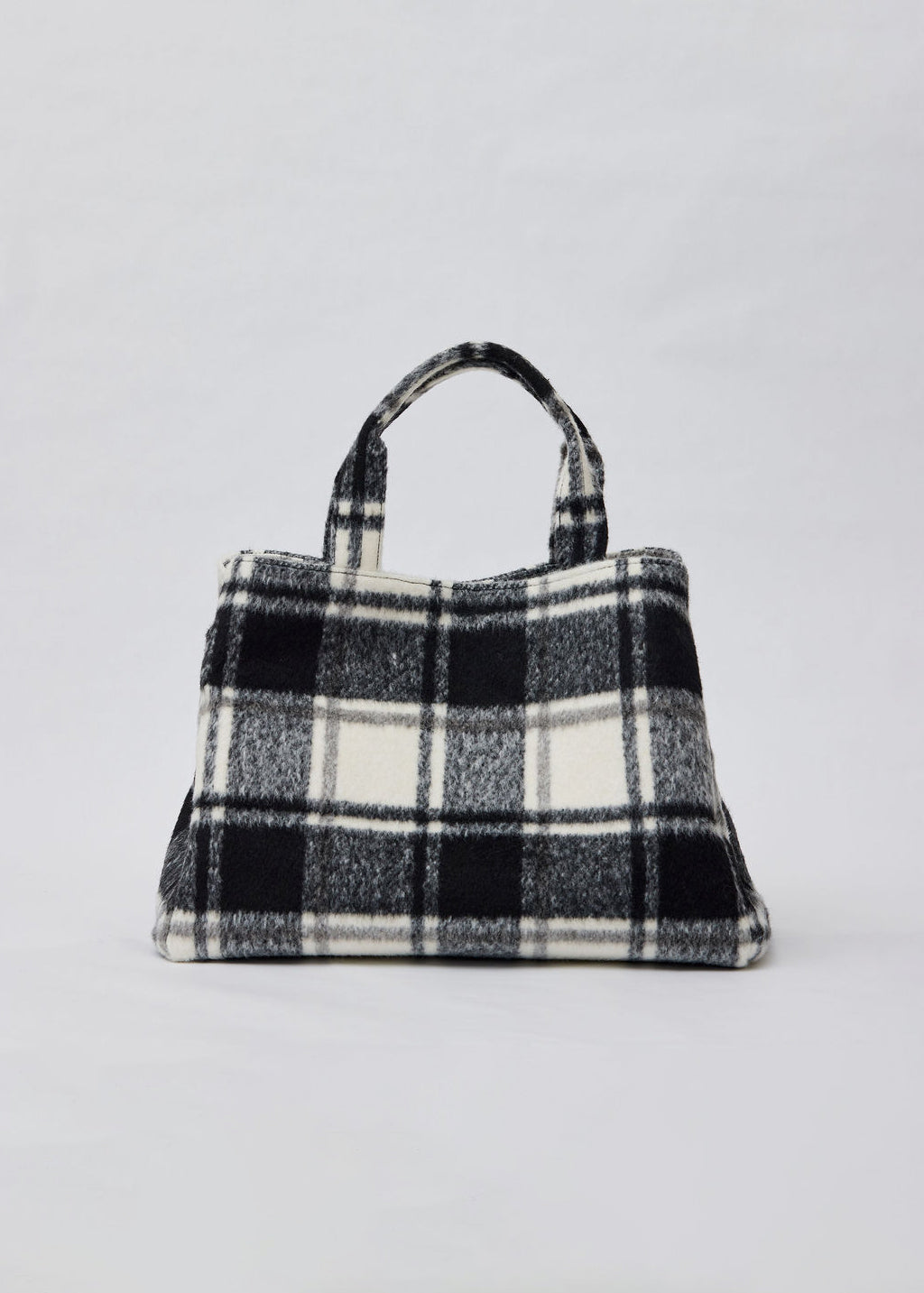 Plaid Airplane Tote