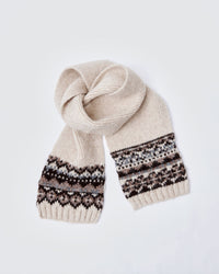 Fair Isle Knit Scarf