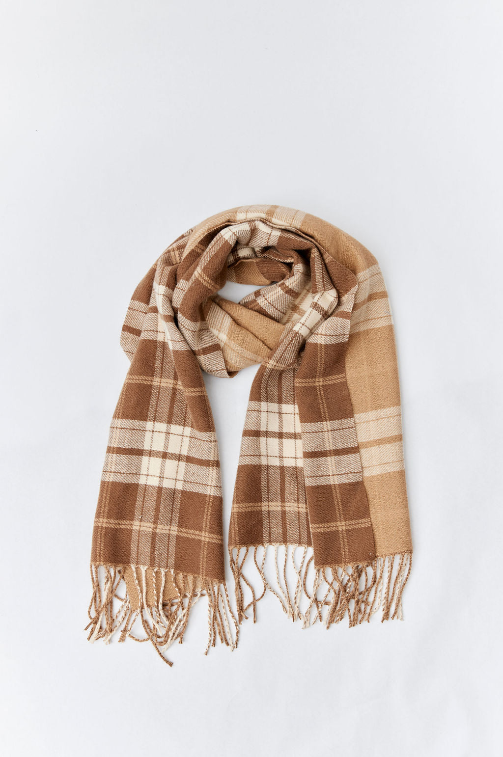 Reversible Plaid Scarf