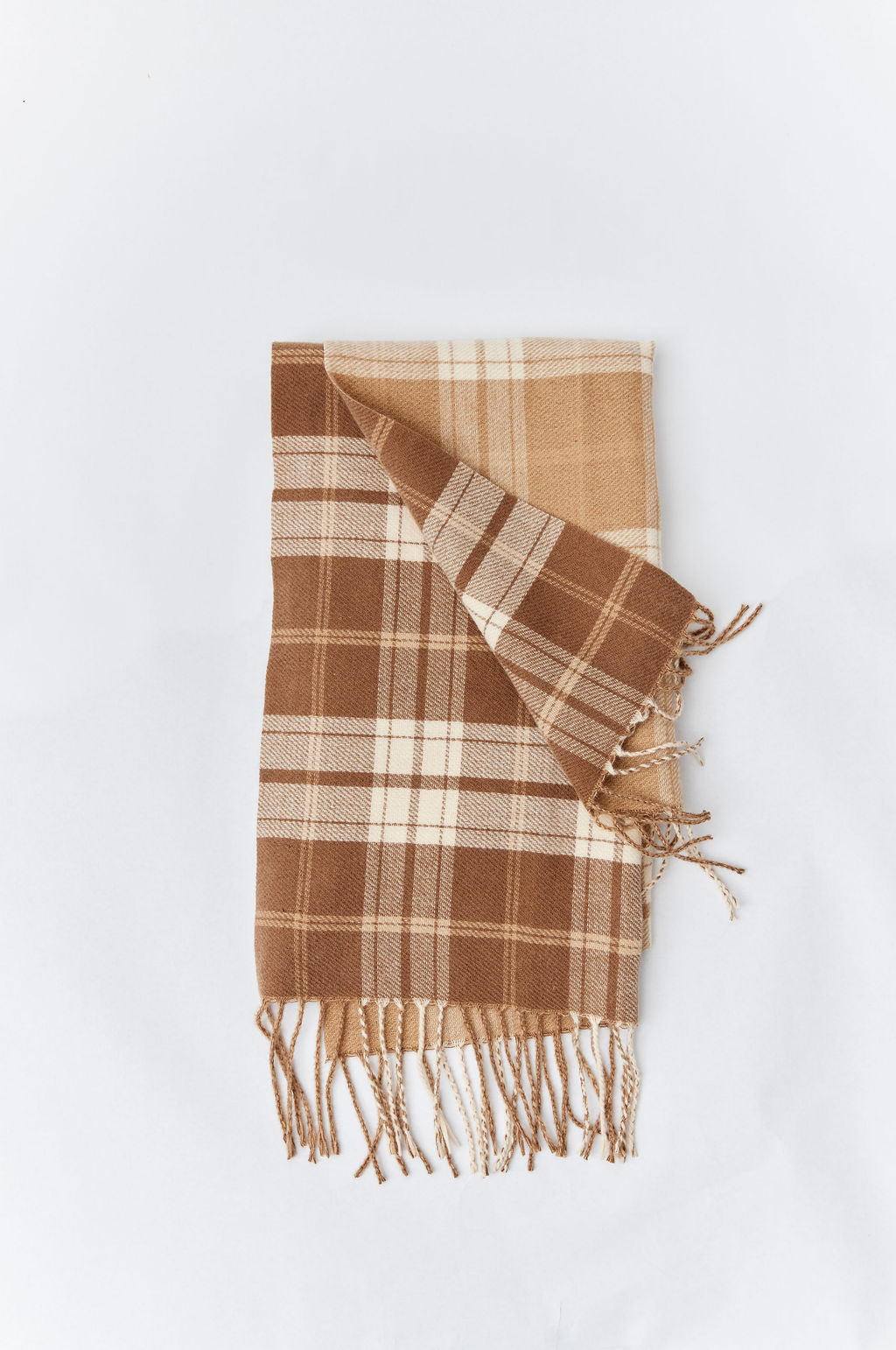 Reversible Plaid Scarf