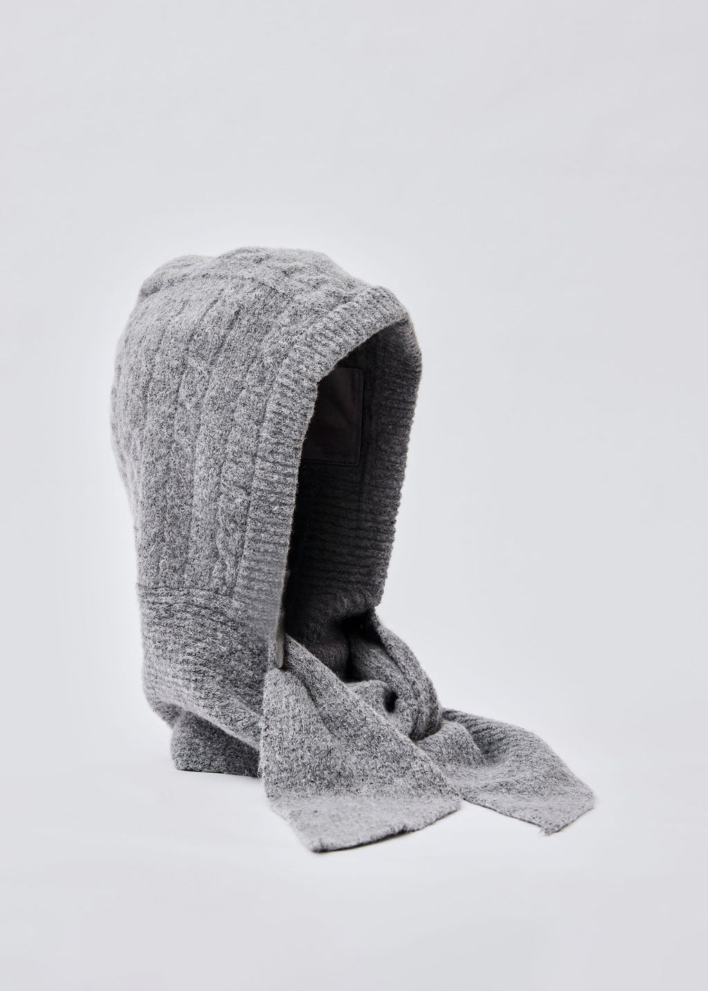 Cable Hooded Scarf