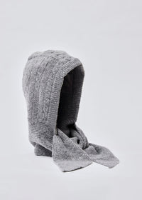 Cable Hooded Scarf