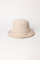 Sherpa bucket hat on reverse side