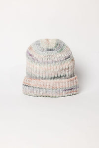 Soft pastel marled beanie