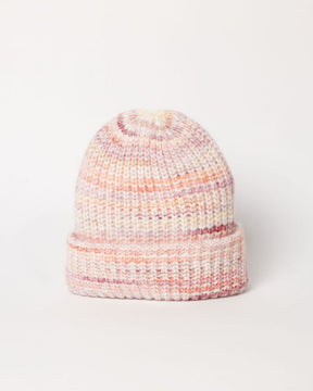 Pink pastel marled beanie