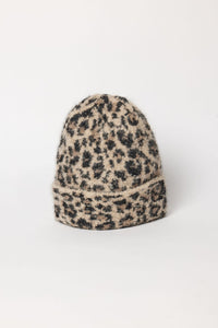 Leopard beanie
