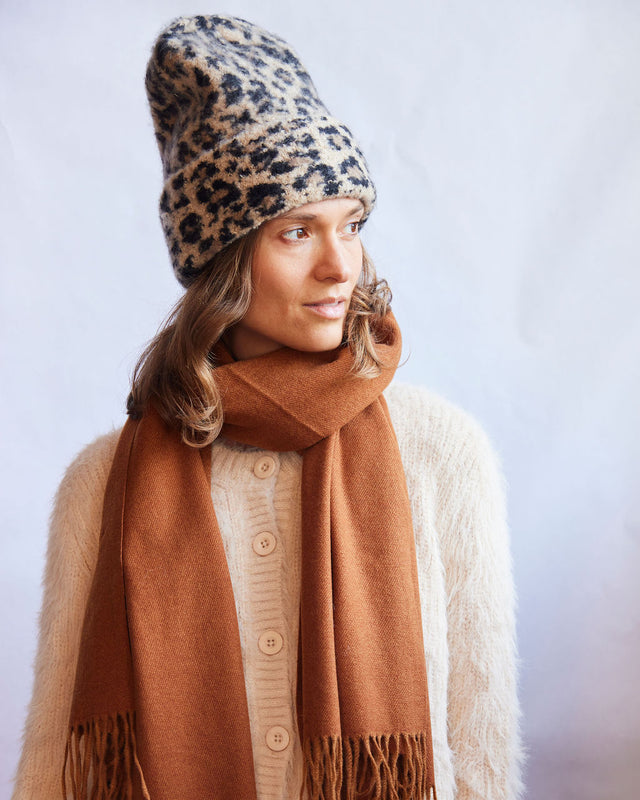 Leopard Beanie