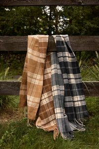 Reversible Plaid Scarf