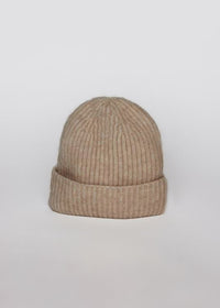 Cashmere Rib Beanie