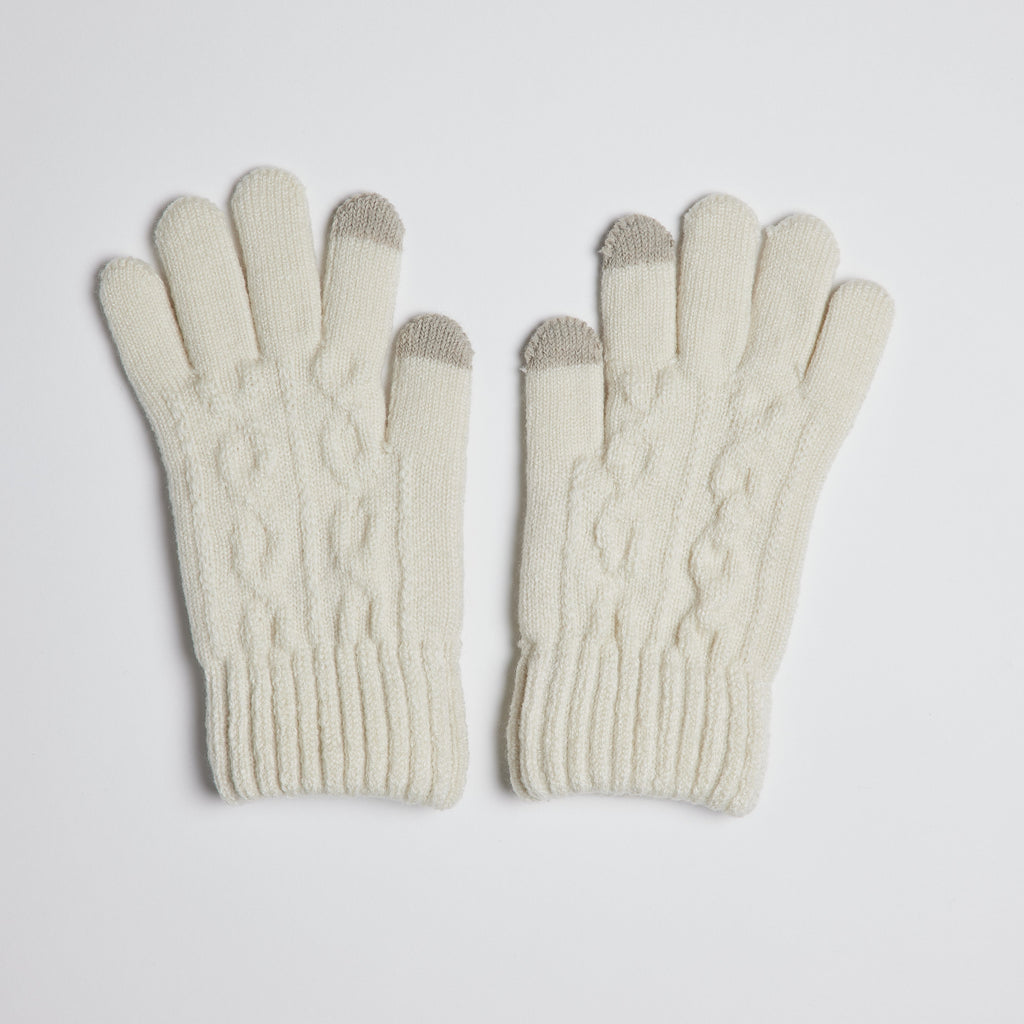 Frosty Touch Glove- Ivory