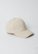 Ivory sherpa baseball cap