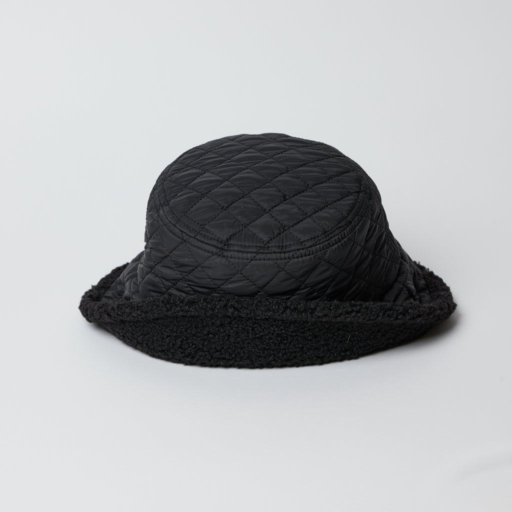 Quilted Bucket- Black