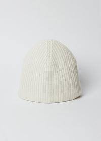 Ivory cashmere beanie