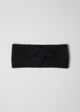 Black cashmere headband