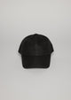 Black straw baseball cap