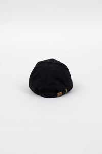 back of black rain cap