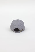 back of grey rain cap