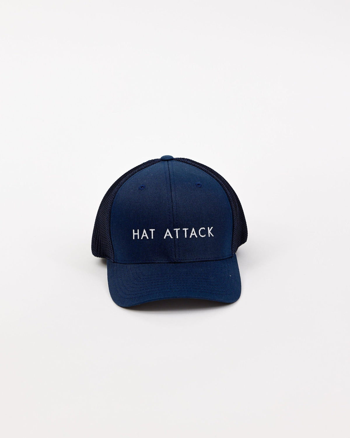 Hat Attack Navy Woven Cotton Hat Hat Attack Washed Cotton Crusher - 4 Colors – Luck Lafayette main image 2