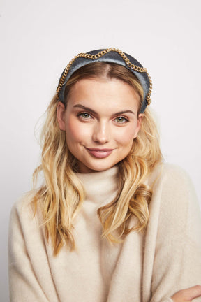 Hat Attack x Kapsule Billie Headband- Dusty Blue