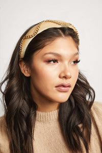 Hat Attack x Kapsule Billie Headband- Nude