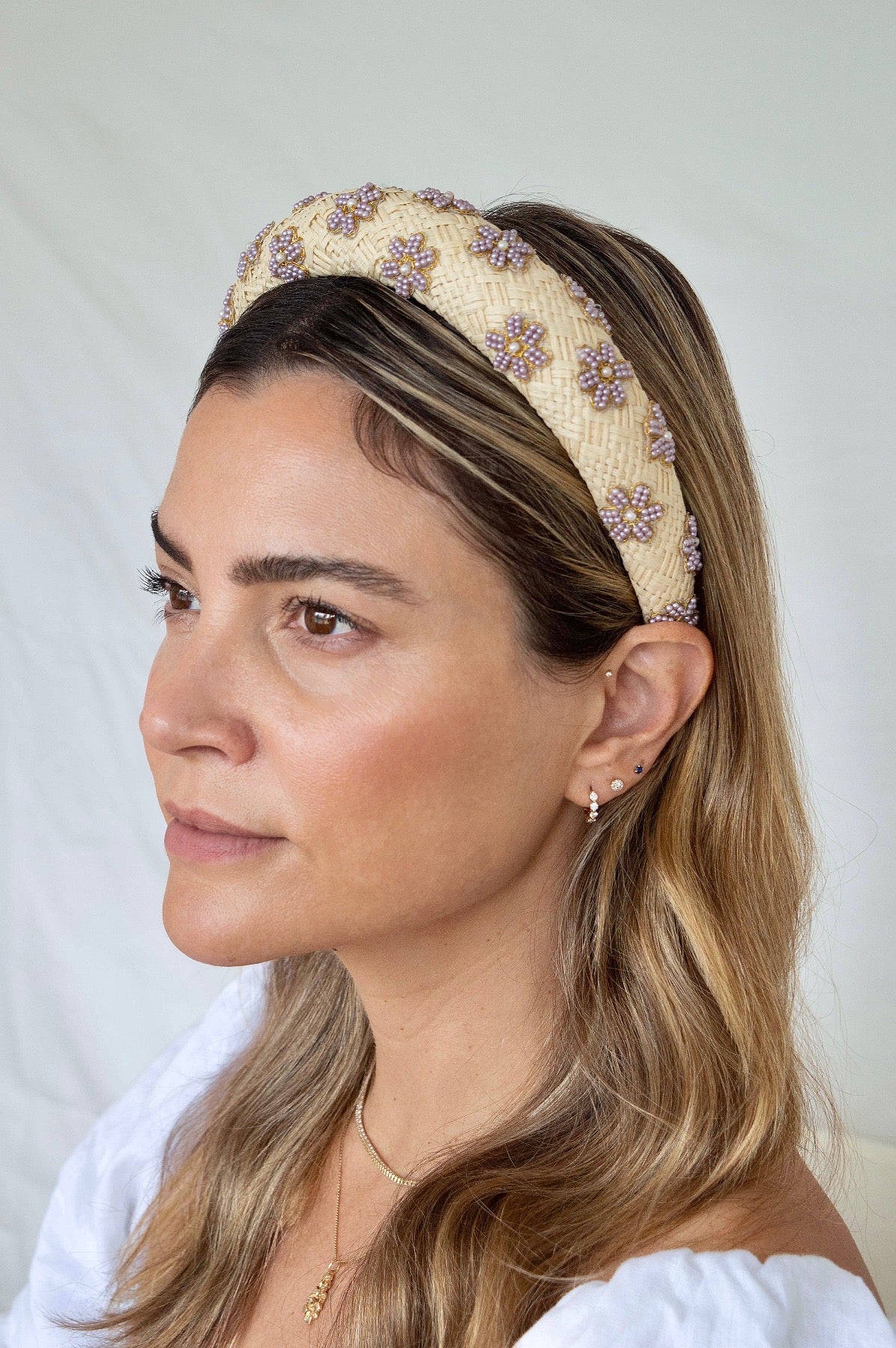 Hat Attack x Kapsule Fleur Headband- Lavender