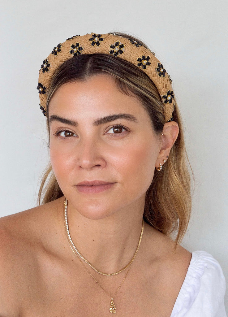 Hat Attack x Kapsule Fleur Headband- Black