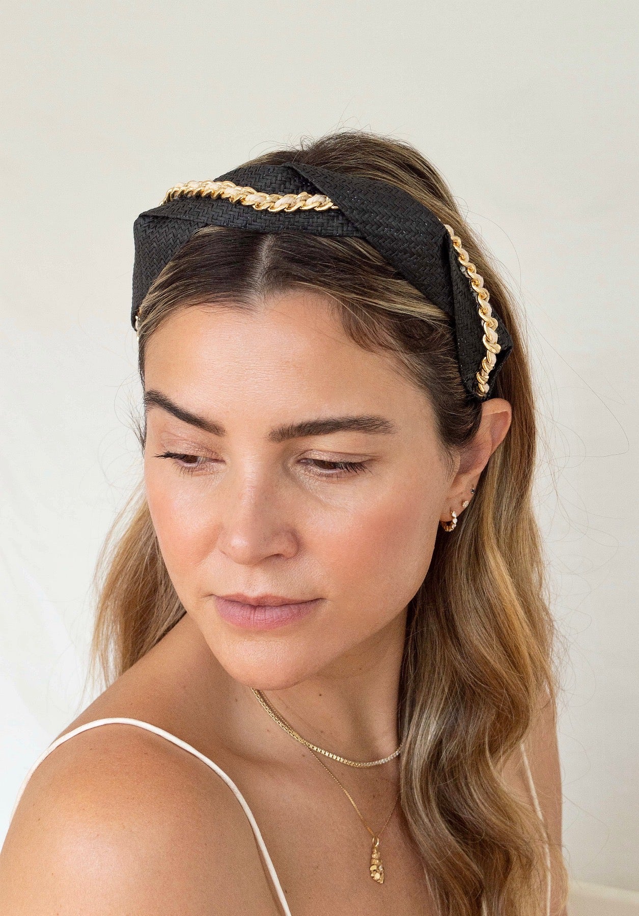Hat Attack x Kapsule Carmela Headband- Black