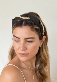 Hat Attack x Kapsule Carmela Headband- Black