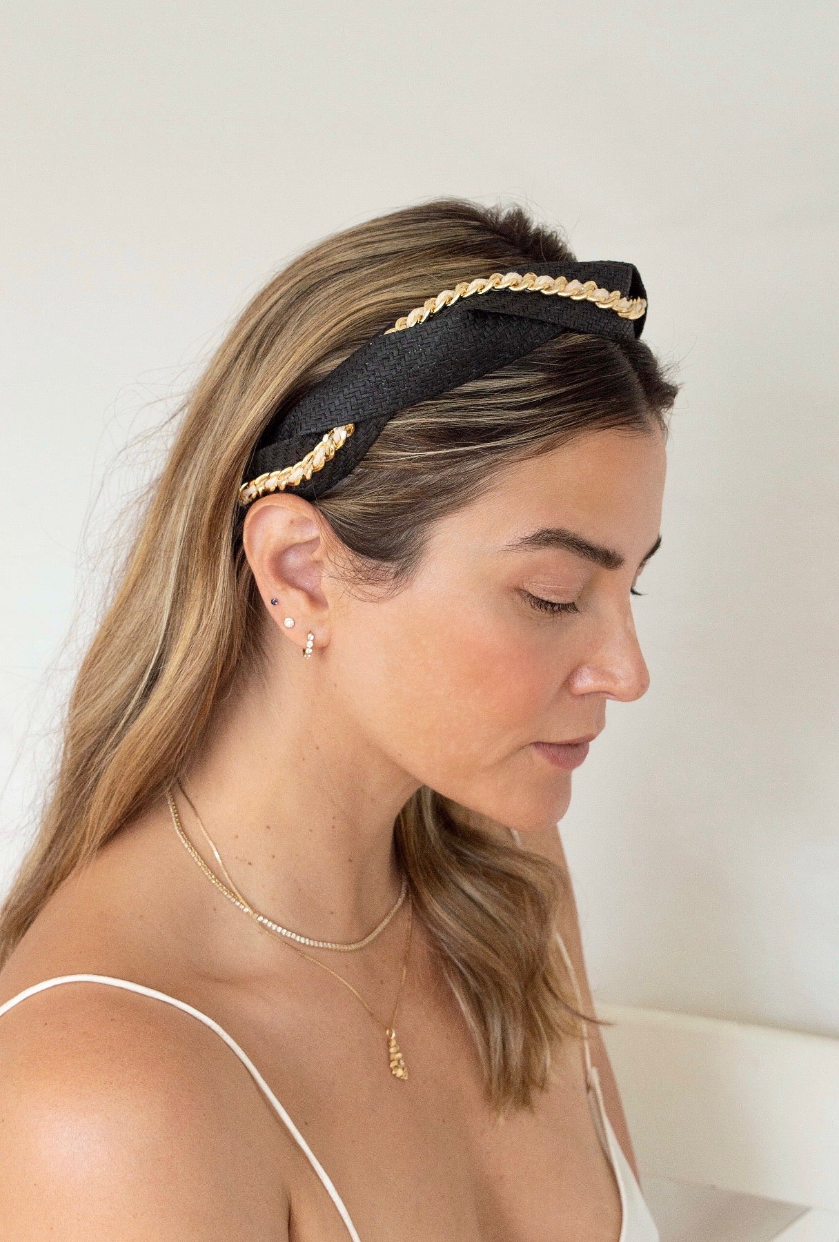 Hat Attack x Kapsule Carmela Headband- Black