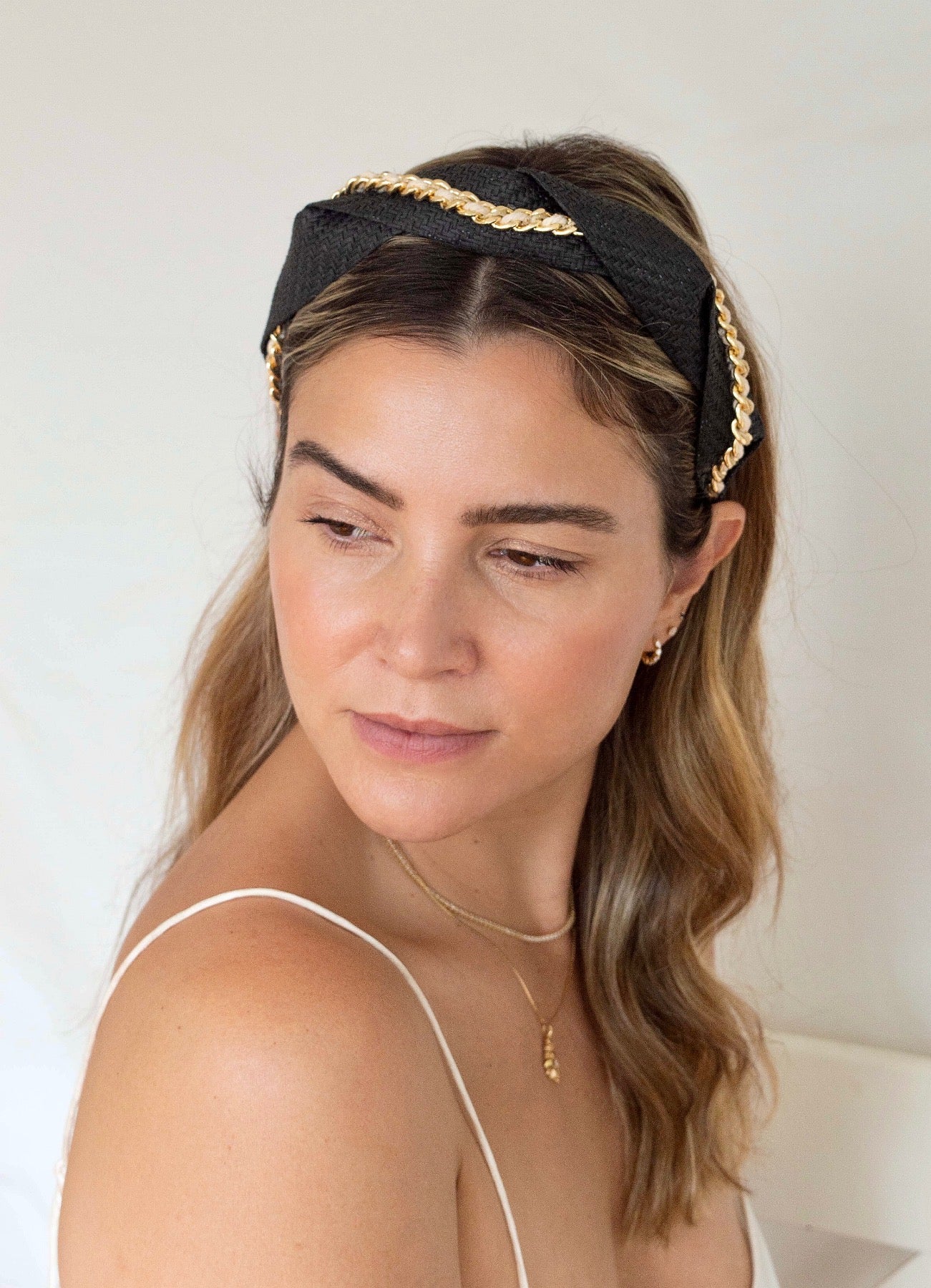 Hat Attack x Kapsule Carmela Headband- Black
