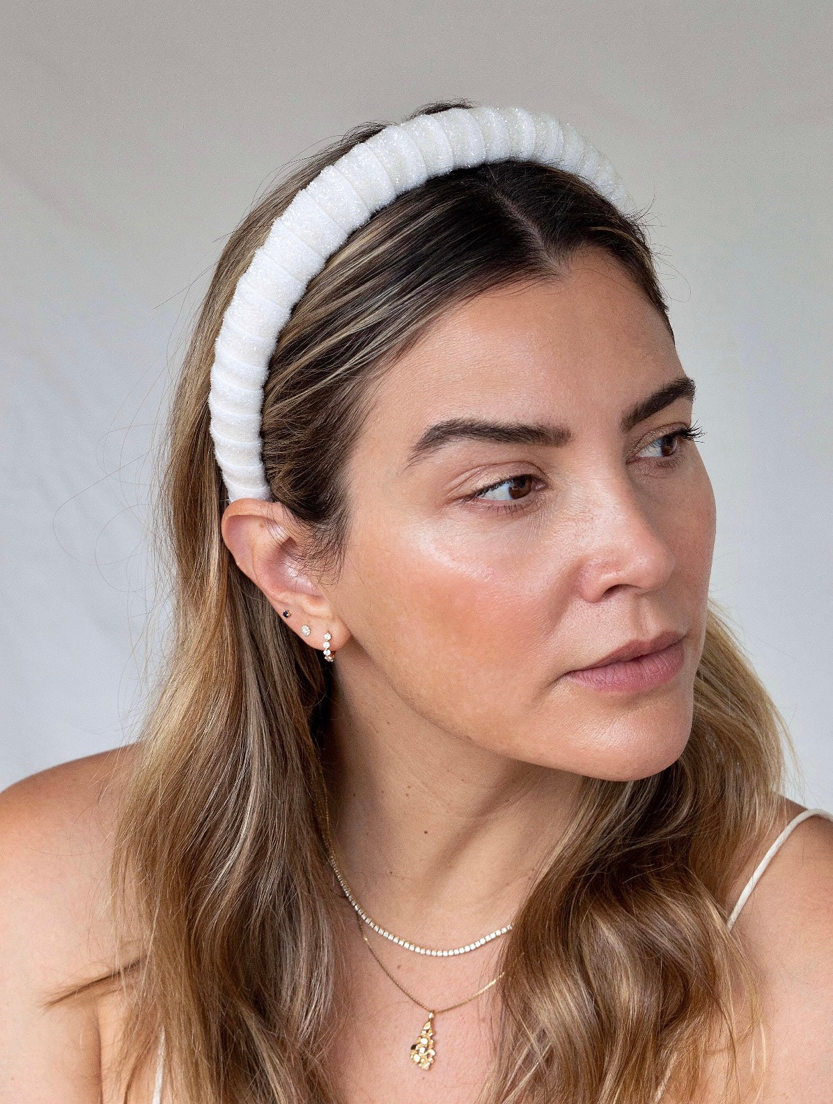 Hat Attack x Kapsule Marin Headband- White