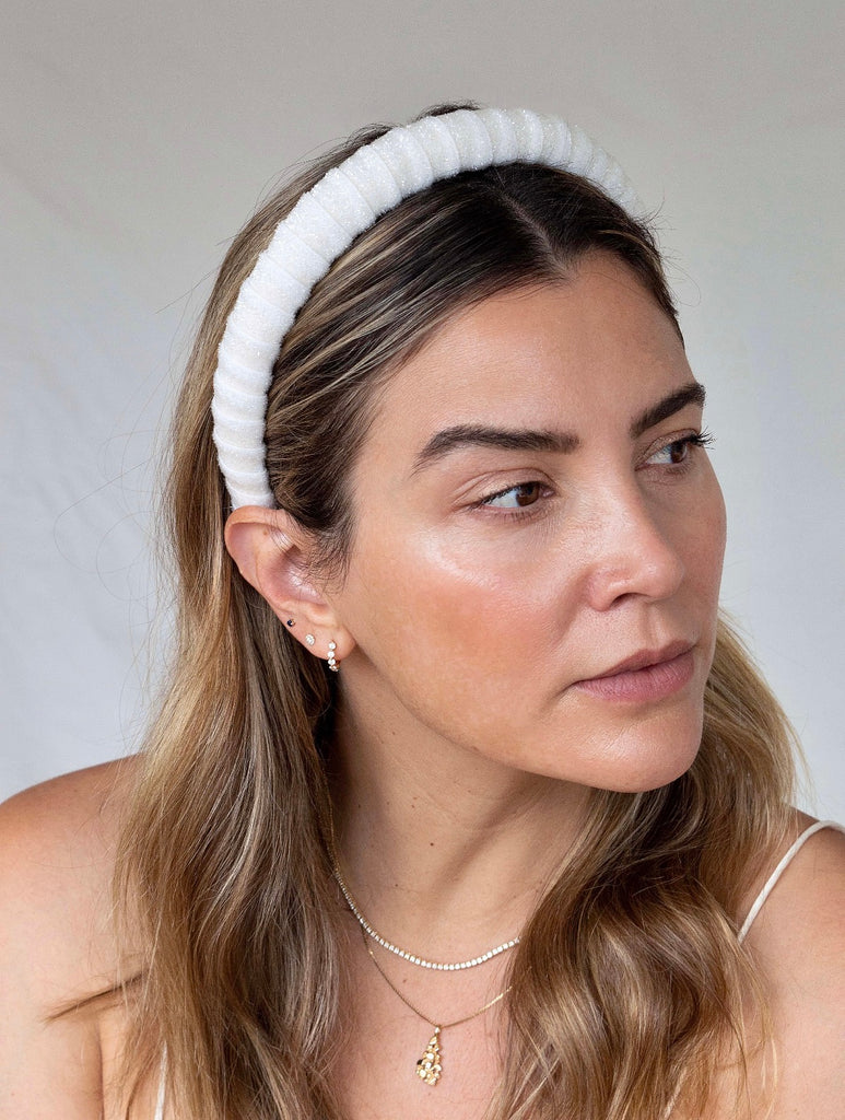 Hat Attack x Kapsule Marin Headband- White