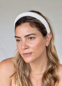 Hat Attack x Kapsule Marin Headband- White