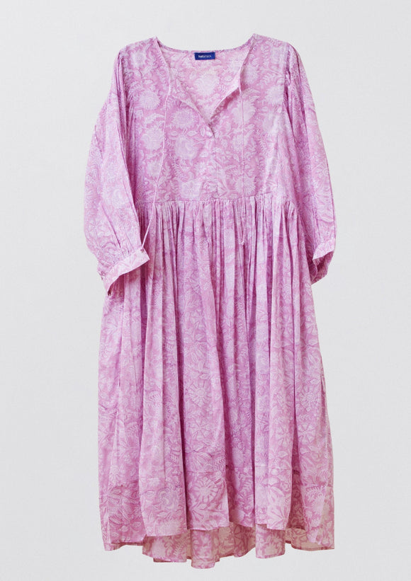 Lavender floral beach dress