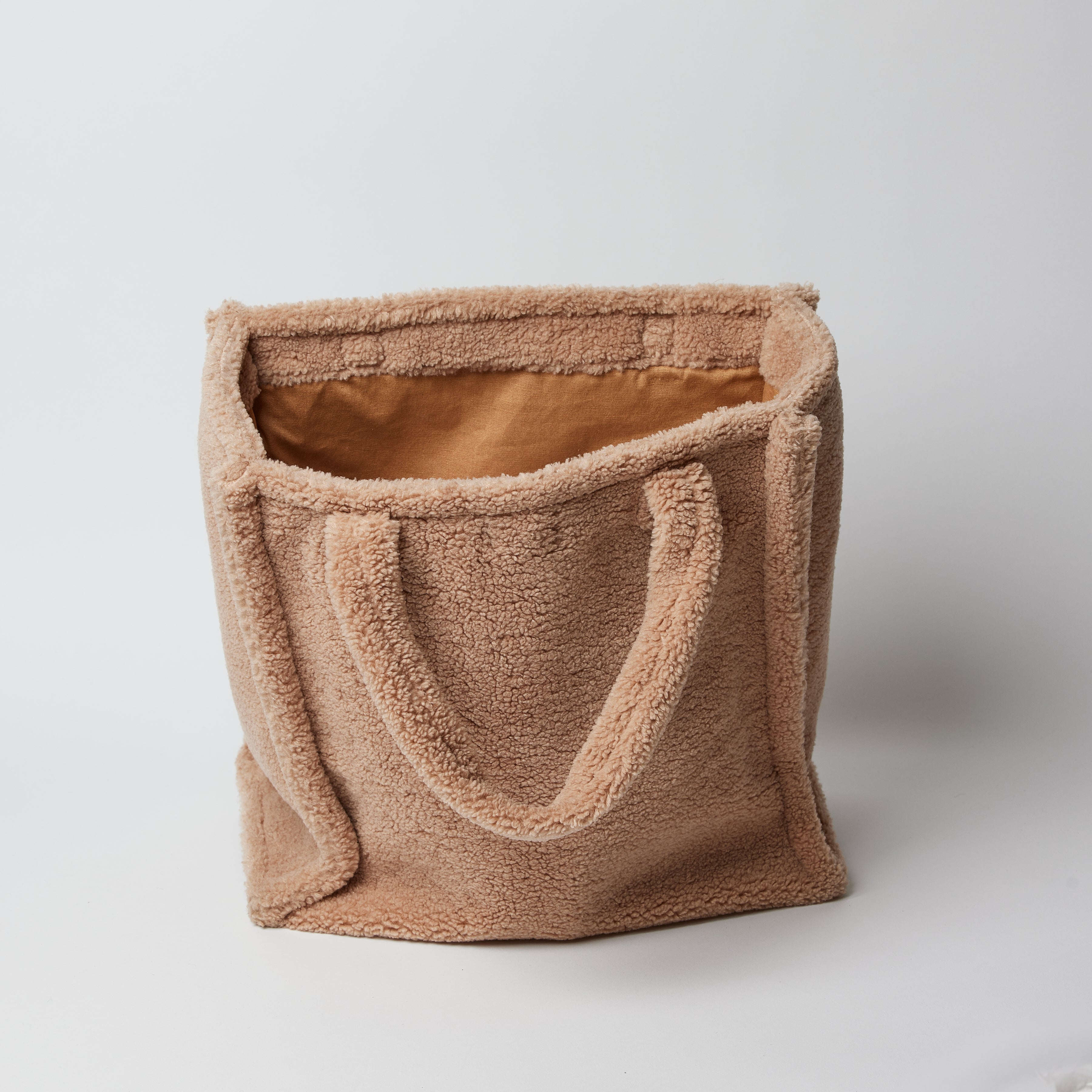 Large Teddy Tote- Natural – Hat Attack New York